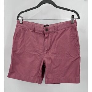 J. Crew Men's 32W Reade Shorts Pink Red Everyday Chino Walking Beach Summer